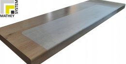 Nakładki na schody drewniane dębowe GLASS™ 20x90cm