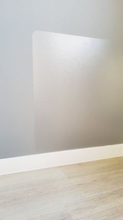 PetWALL transparent wall protection mat, 60 x 300 cm