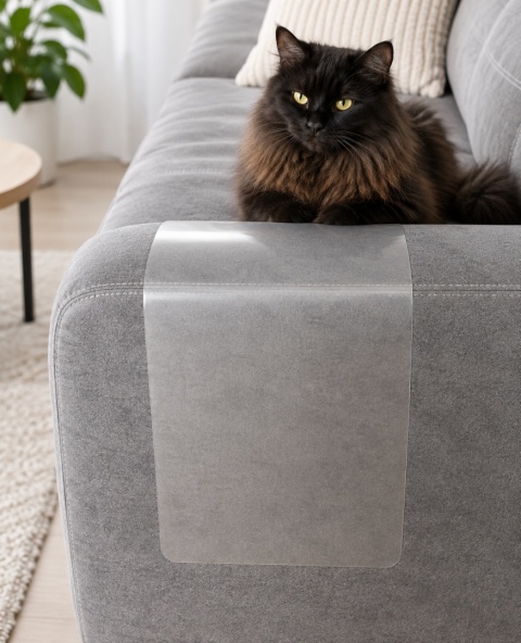PetGLASS™ protective mat, 30x80cm, self-adhesive scratch-resistant film