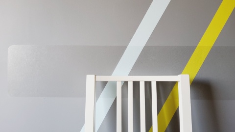 Wall PRO™ transparent crash barrier, 30 x 120 cm, colourless, transparent, thick film