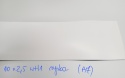 *Odbojnica samoprzylepna WallC™, WH1-biały, 10x250cm (A7)