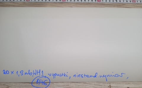 *Odbojnica samoprzylepna WallC™, WH1- biały, 20x190cm (A46) *Odbojnica samoprzylepna WallC™, WH1- biały, 20x190cm (A46)