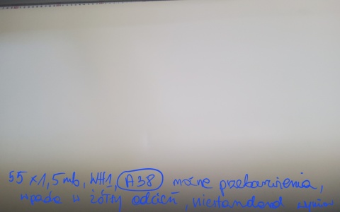 *Odbojnica samoprzylepna WallC™, WH1-biały, 55x150cm (A38) *Odbojnica samoprzylepna WallC™, WH1-biały, 55x150cm (A38)