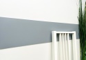 Odbojnica poliuretanowa WallG™, GYL-jasny szary, 10x300cm