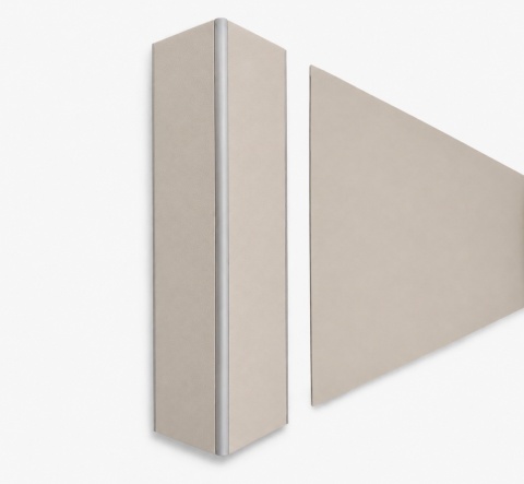 Narożnik aluminiowy CornerAlu WallC™ BN1 5x5x50cm