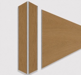 Narożnik aluminiowy CornerAlu WallWOOD™ dąb BN4 5x5x150cm