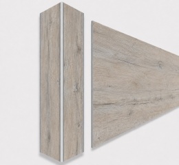Narożnik aluminiowy CornerAlu WallWOOD™ dąb GY1 5x5x150cm