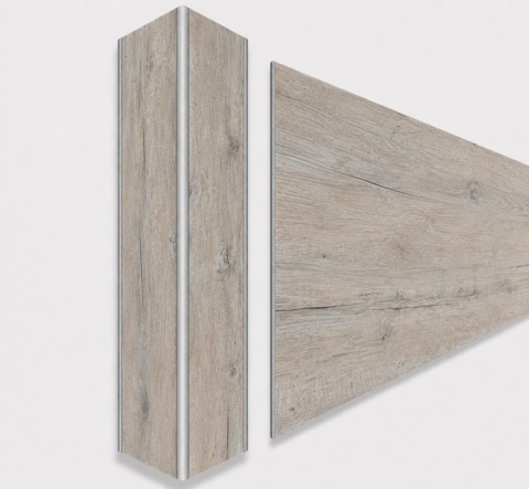 Narożnik aluminiowy CornerAlu WallWOOD™ dąb GY1 5x5x150cm