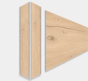 Narożnik aluminiowy CornerAlu WallWOOD™ dąb NO1 5x5x50cm