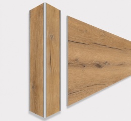 Narożnik aluminiowy CornerAlu WallWOOD™ dąb NO2 5x5x50cm